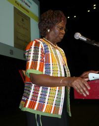 Kay Raseroka at 2007 IFLA Congress in Durban, South Africa