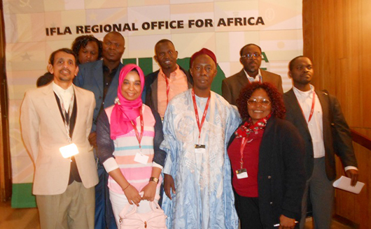 At the IFLA Regional Office for Africa