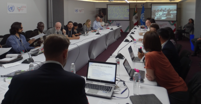 Ongoing DC-PAL session at the Internet Governance Forum in Guadalajara, 2016