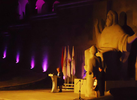 Ingrid Parent speaking at Yerevan World book Capital 2012