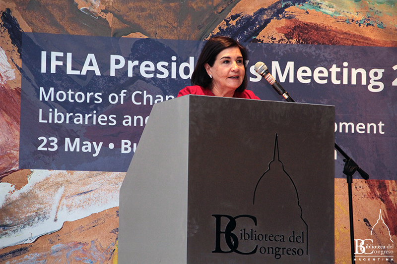 IFLA President Glòria Pérez-Salmerón