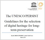 PERSIST Digital Heritage Selection Guidelines