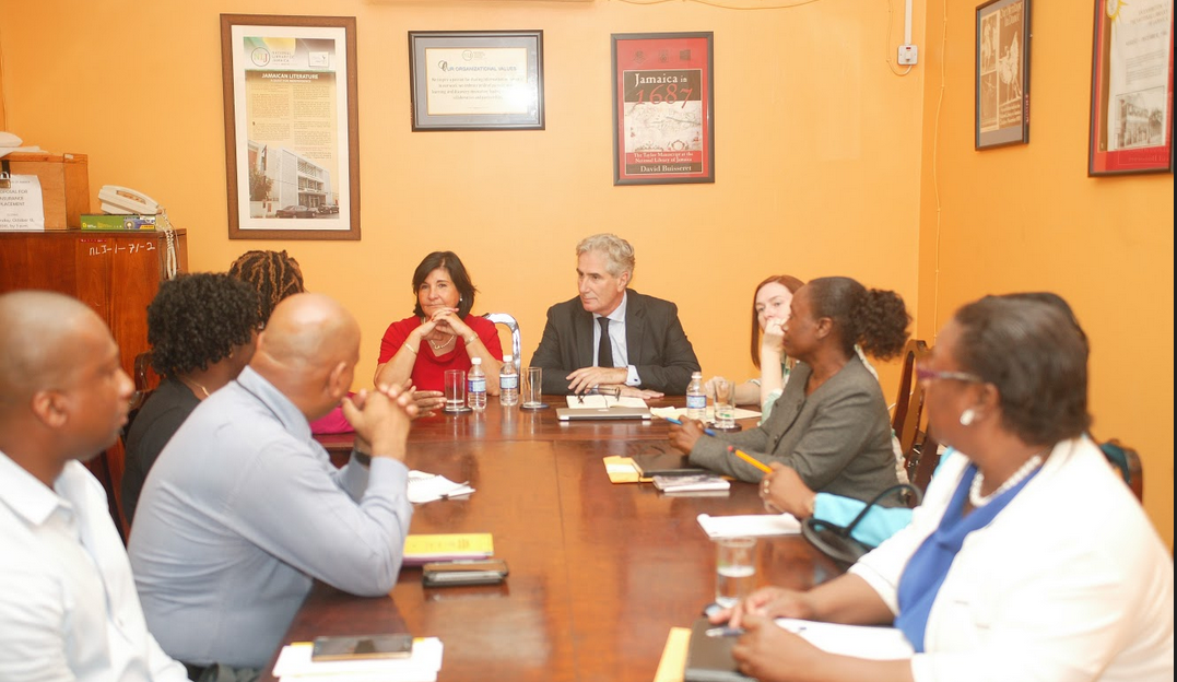 Meeting with Jamaican Libraries, National Library of Jamaica