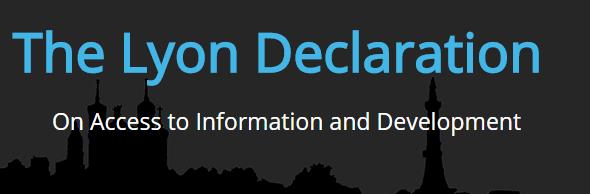 Lyon Declaration on Access to Information and Development