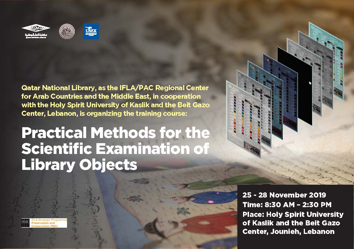 Practical Methods for the Scientific Examination of Library Objects