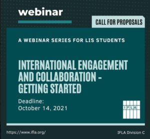 Call for proposals graphic “International Engagement and Collaboration – Getting Started”