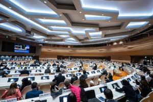 UNECE Regional Sustainable Development Forum plenary room