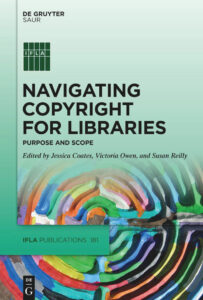 Green book cover with maze: Navigating Copyright for Libraries: Purpose and Scope