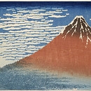 South Wind, Clear Dawn, Katsushika Hokusai, 1830-1, copyright Victoria and Albert Museum