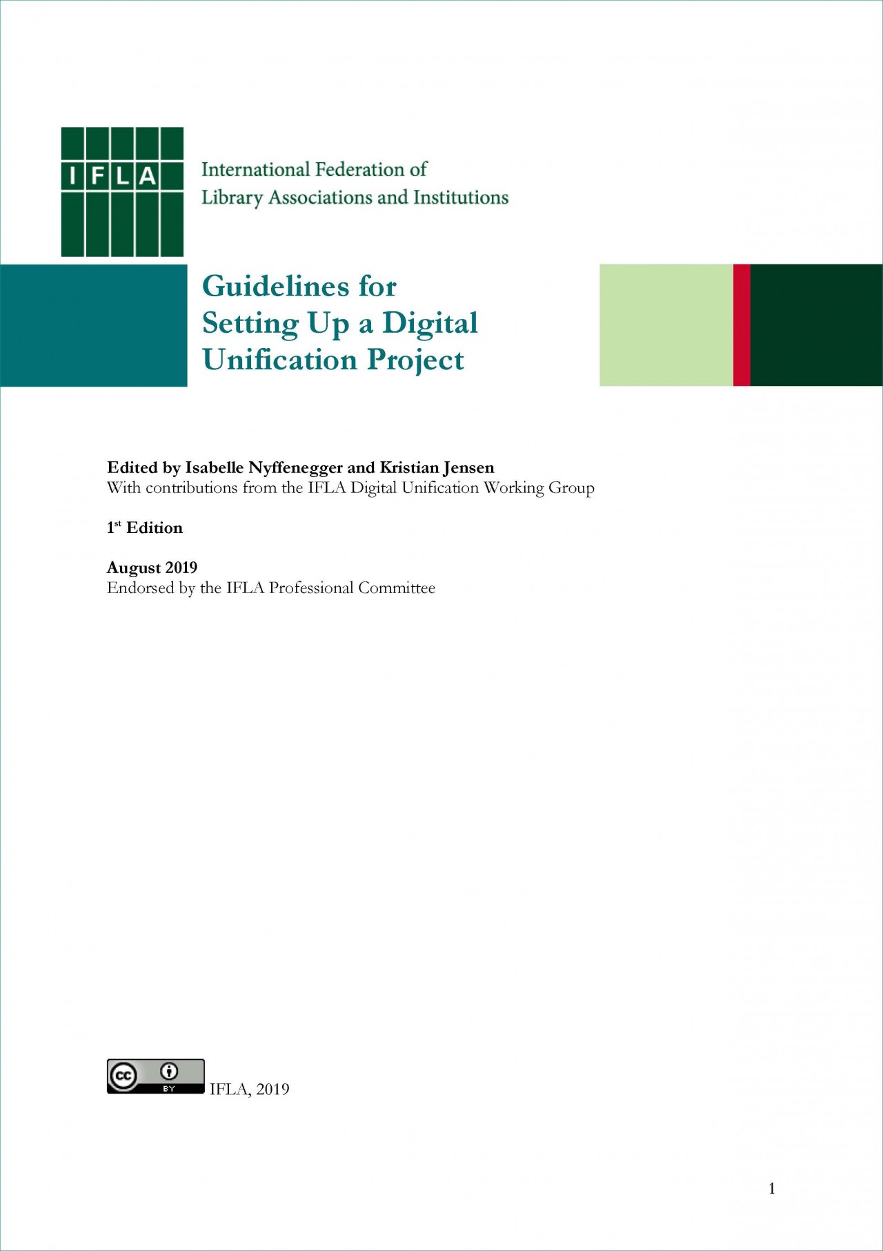 Guidelines for Setting Up a Digital Unification Project