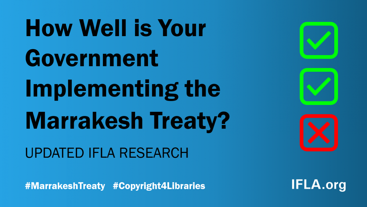 How Well is Your Government Implementing the Marrakesh Treaty?
