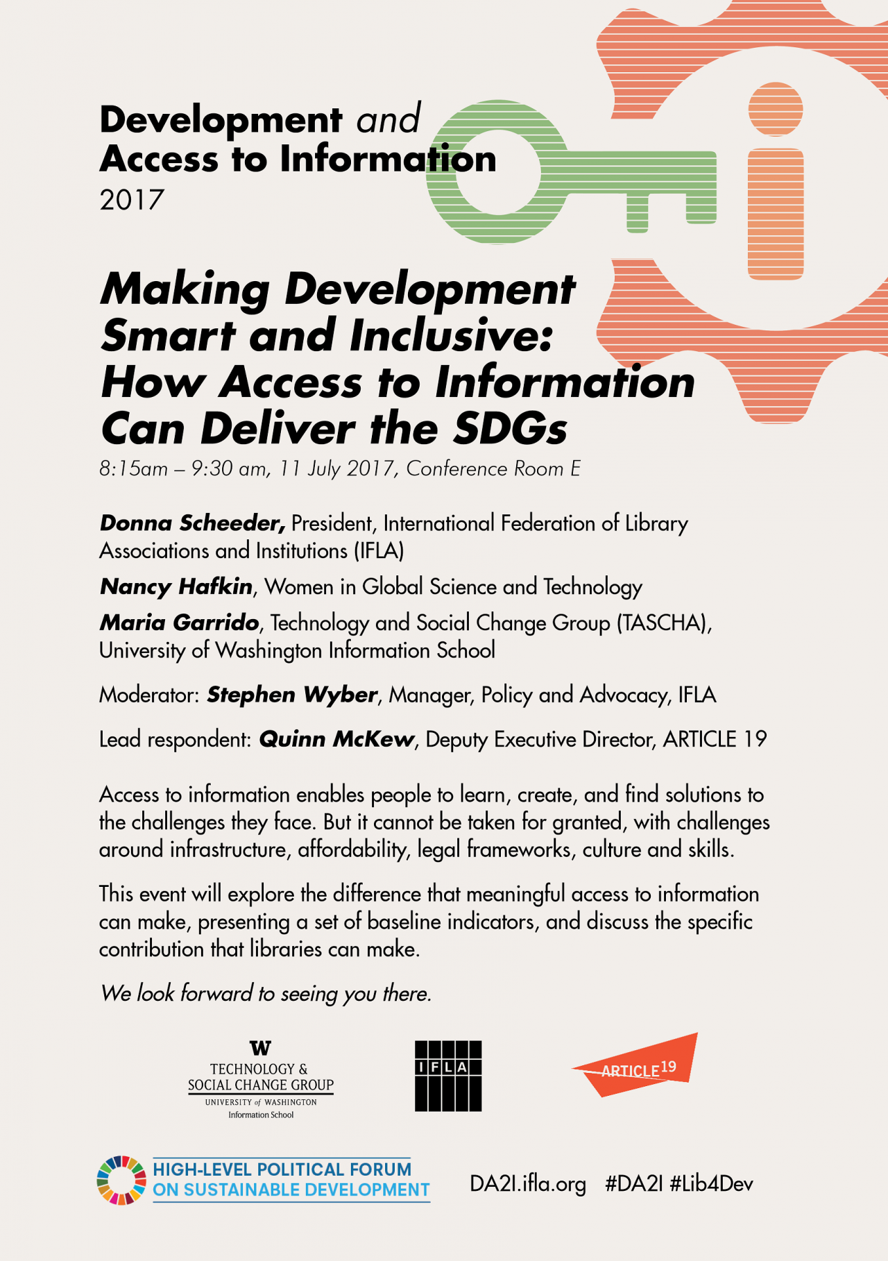 Making development smart and inclusive: How access to information can deliver the SDGs