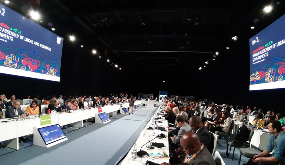 The World Assembly of Local and Regional Governments at the 10th World Urban Forum, at which IFLA spoke