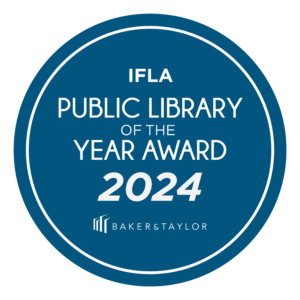 IFLA Public Library of the Year Award 2024 logo